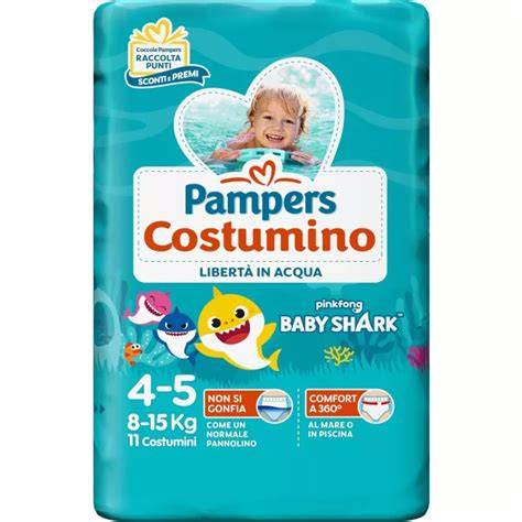 pannolini costumino in piscina e mare