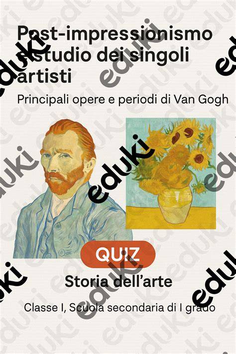 infografica sulle opere principali e periodi storici