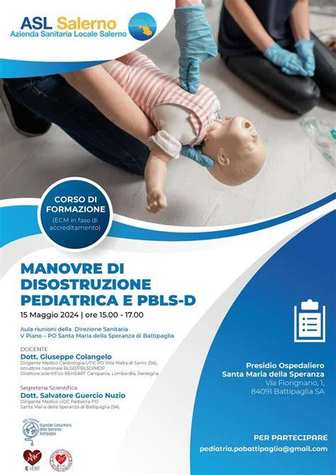 immagine di corsi di disostruzione pediatrica