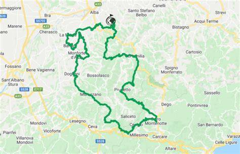 mappe e percorsi nelle Langhe