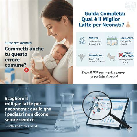 latte materno occhi neonati infografica