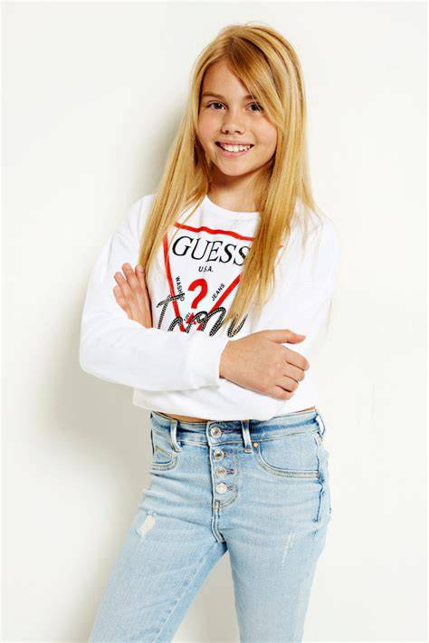 Grafico presentazione collezione Guess Kids