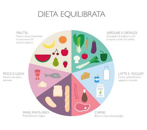 grafico alimentazione infantile bilanciata