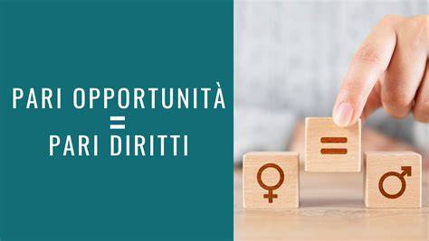Figura: concetto di libertà femminile e pari opportunità
