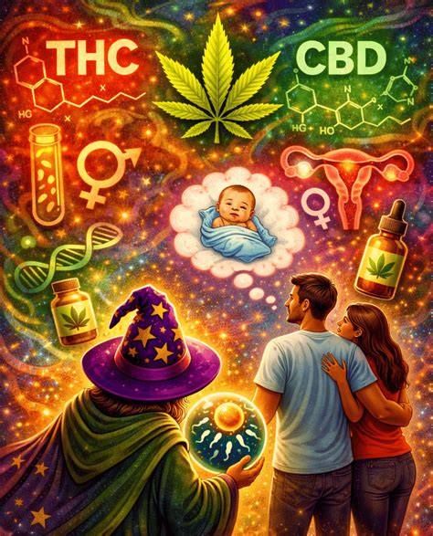 infografica cannabis e fertilità
