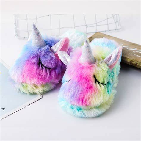 pantofole bambina unicorno