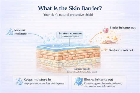 infografica protezione barriera cutanea