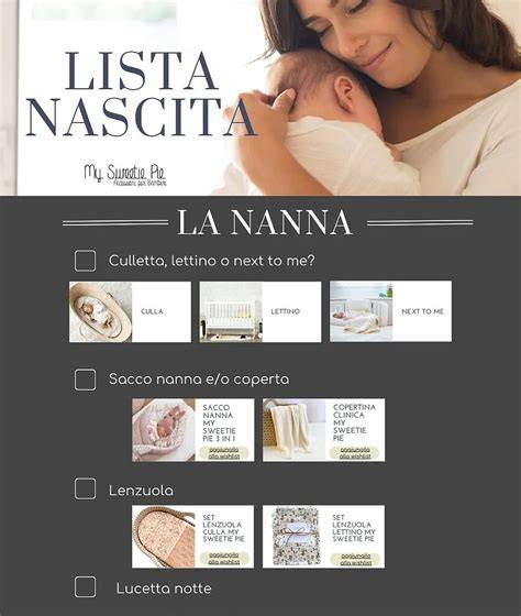 checklist routine.nanna neonato