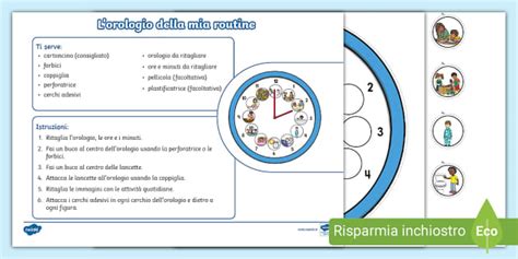routine serale neonato orologio