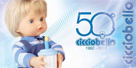 storia visiva di Cicciobello e partner storici