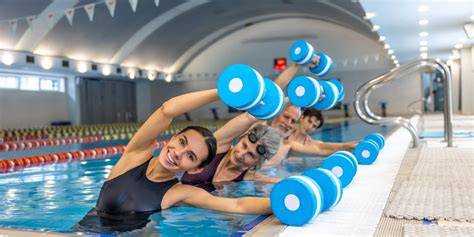 Schema di postura e allineamento in acquagym