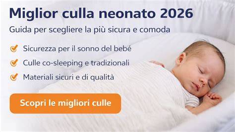 culla sicura: elementi chiave per il sonno (infografica)