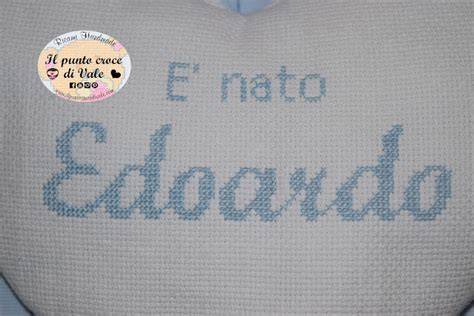 kit ricamo punto croce Edoardo