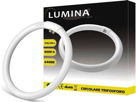 neon circolare in ambienti commerciali