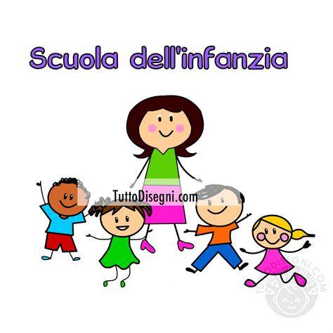 infografica sull'organizzazione della scuola dell'infanzia